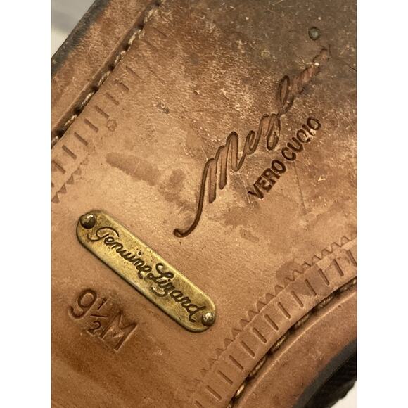 Mezlan “ Genuine Lizard “ Ferrari Black Size 9.5M ( With Dust Bags & Box ) - Picture 4 of 12